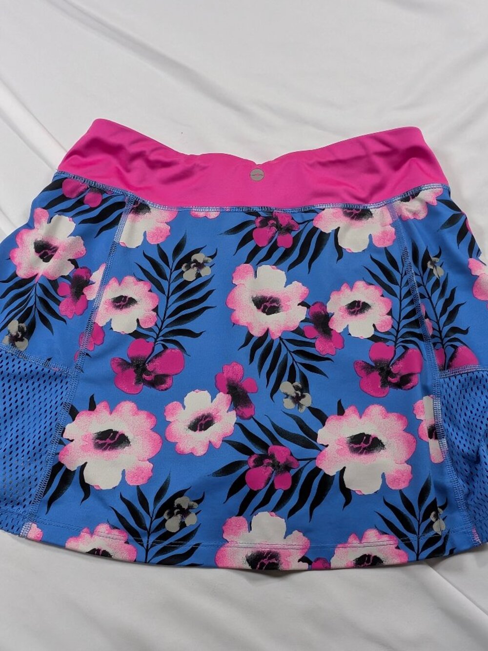 Avia Cabana Floral Athletic Skort with Built-In Shorts Size XL (14-16)